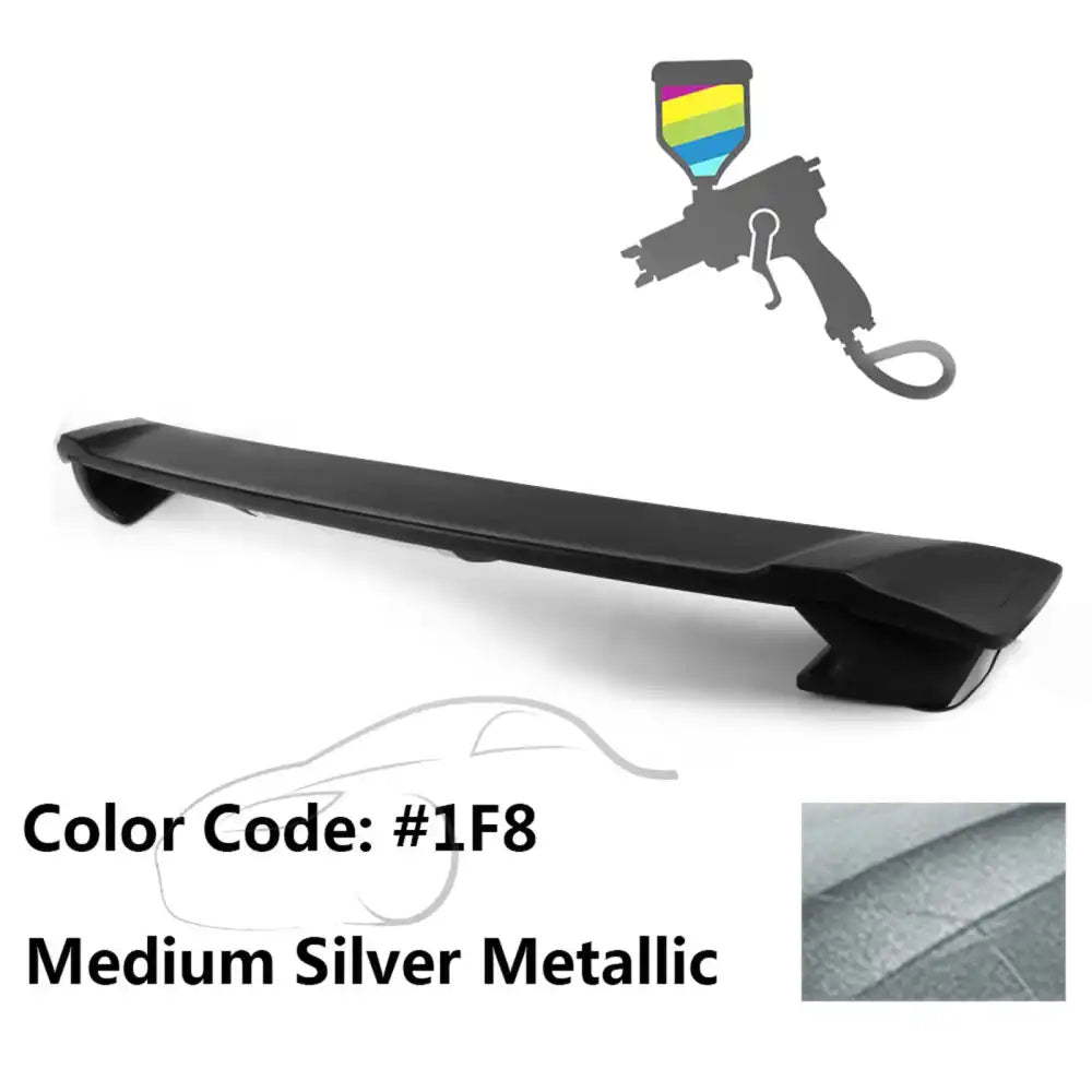 2009-2013 Corolla Sedan Sportivo Trunk Spoiler & LED Brake Light ABS Painted #1F8 Medium Silver Metallic