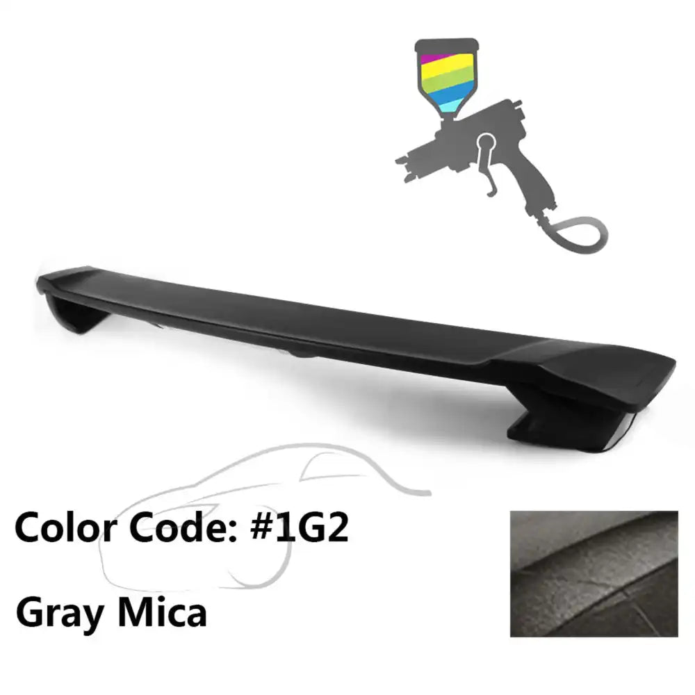 2009-2013 Corolla Sedan Sportivo Trunk Spoiler & LED Brake Light ABS Painted #1G2 Gray Mica