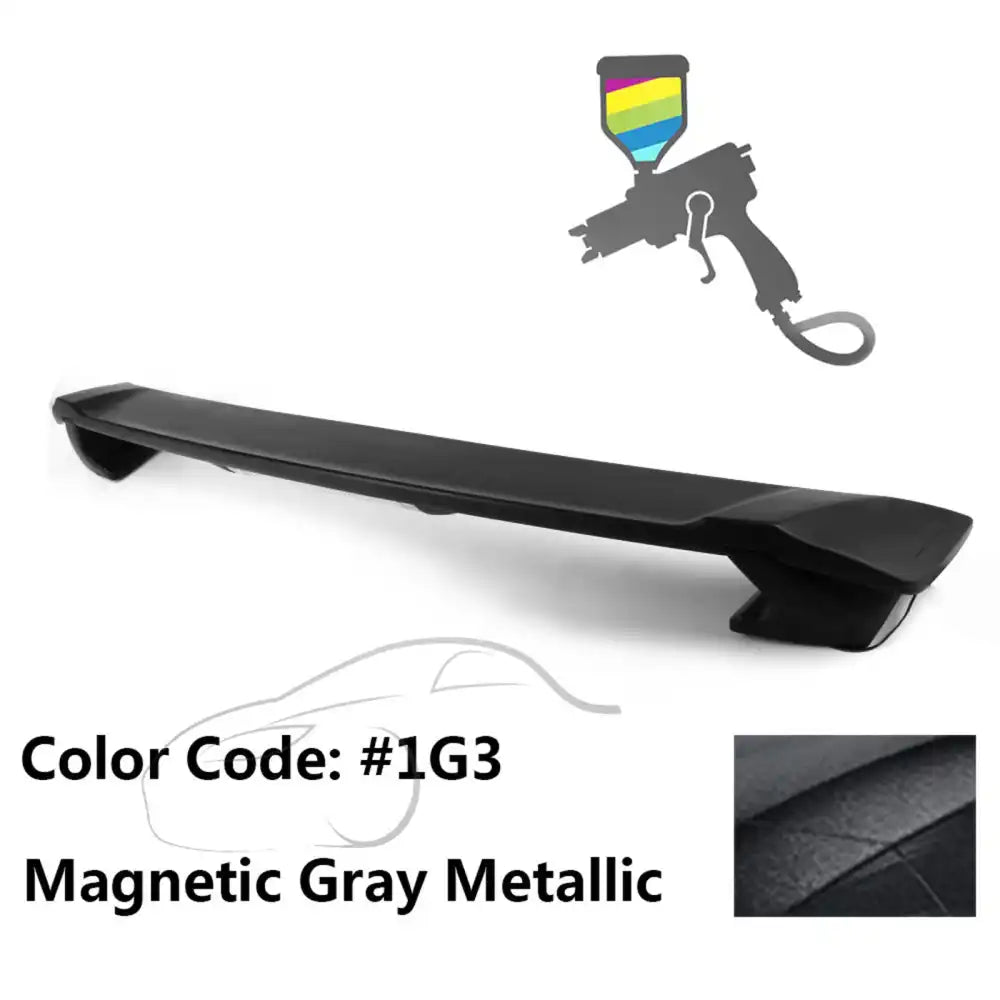 2009-2013 Corolla Sedan Sportivo Trunk Spoiler & LED Brake Light ABS Painted #1G3 Magnetic Gray Metallic