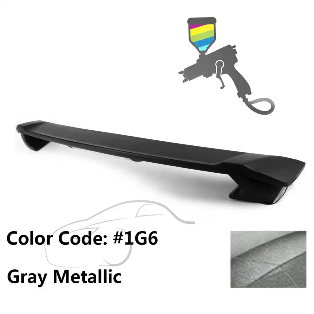 2009-2013 Corolla Sedan Sportivo Trunk Spoiler & LED Brake Light ABS Painted #1G6 Gray Metallic