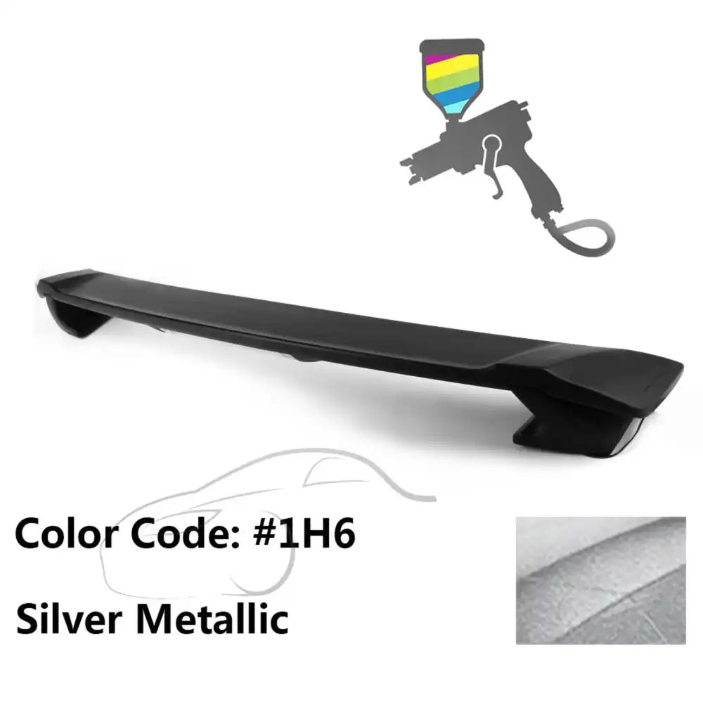 2009-2013 Corolla Sedan Sportivo Trunk Spoiler & LED Brake Light ABS Painted #1H6 Silver Metallic