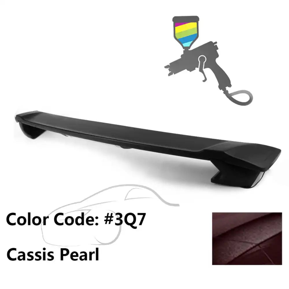 2009-2013 Corolla Sedan Sportivo Trunk Spoiler & LED Brake Light ABS Painted #3Q7 Cassis Pearl