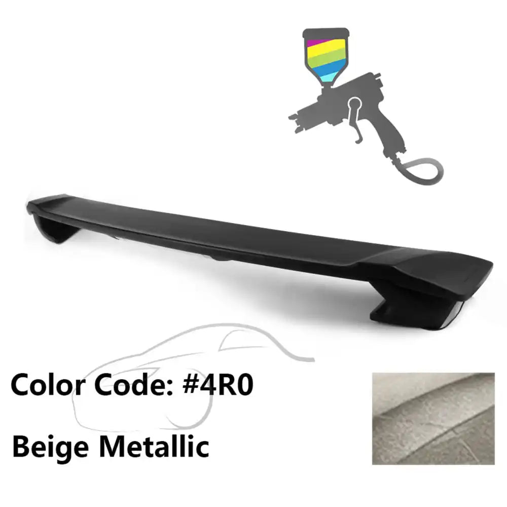 2009-2013 Corolla Sedan Sportivo Trunk Spoiler & LED Brake Light ABS Painted #4R0 Beige Metallic