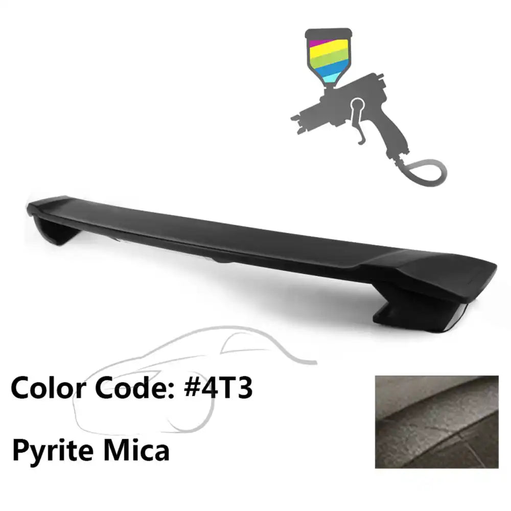 2009-2013 Corolla Sedan Sportivo Trunk Spoiler & LED Brake Light ABS Painted #4T3 Pyrite Mica