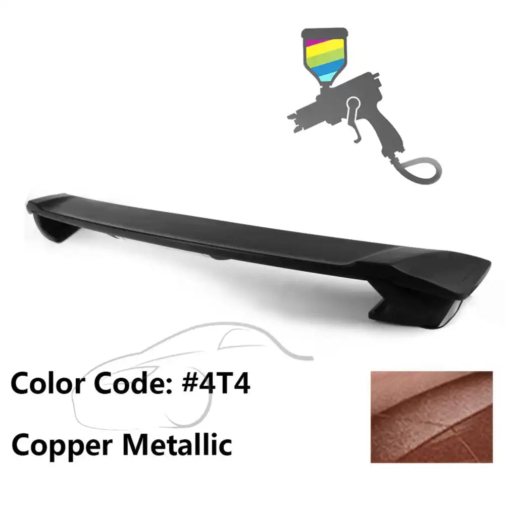2009-2013 Corolla Sedan Sportivo Trunk Spoiler & LED Brake Light ABS Painted #4T4 Copper Metallic
