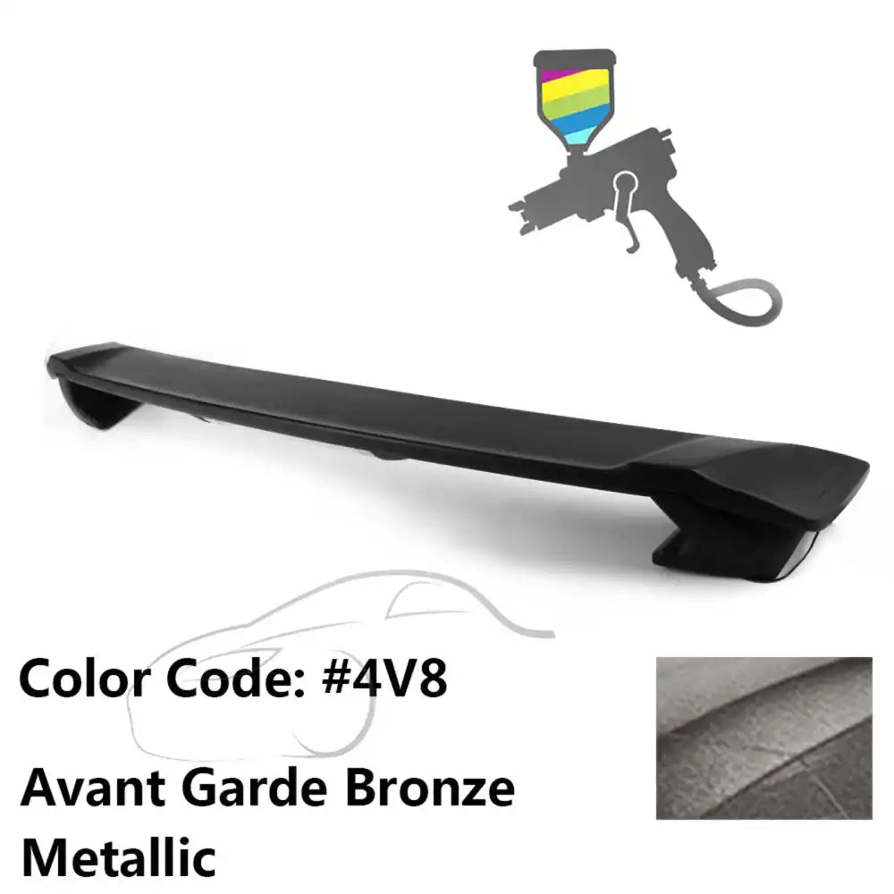 2009-2013 Corolla Sedan Sportivo Trunk Spoiler & LED Brake Light ABS Painted #4V8 Avant Garde Bronze Metallic