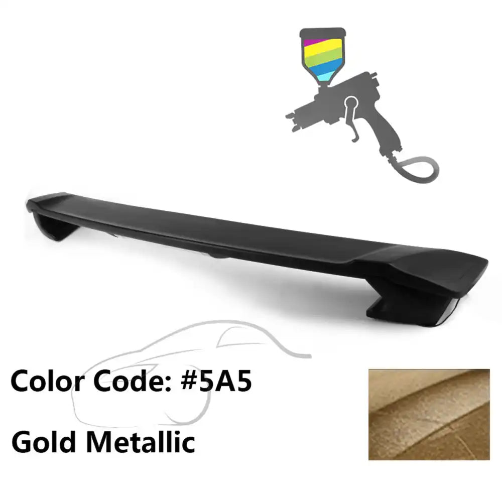 2009-2013 Corolla Sedan Sportivo Trunk Spoiler & LED Brake Light ABS Painted #5A5 Gold Metallic