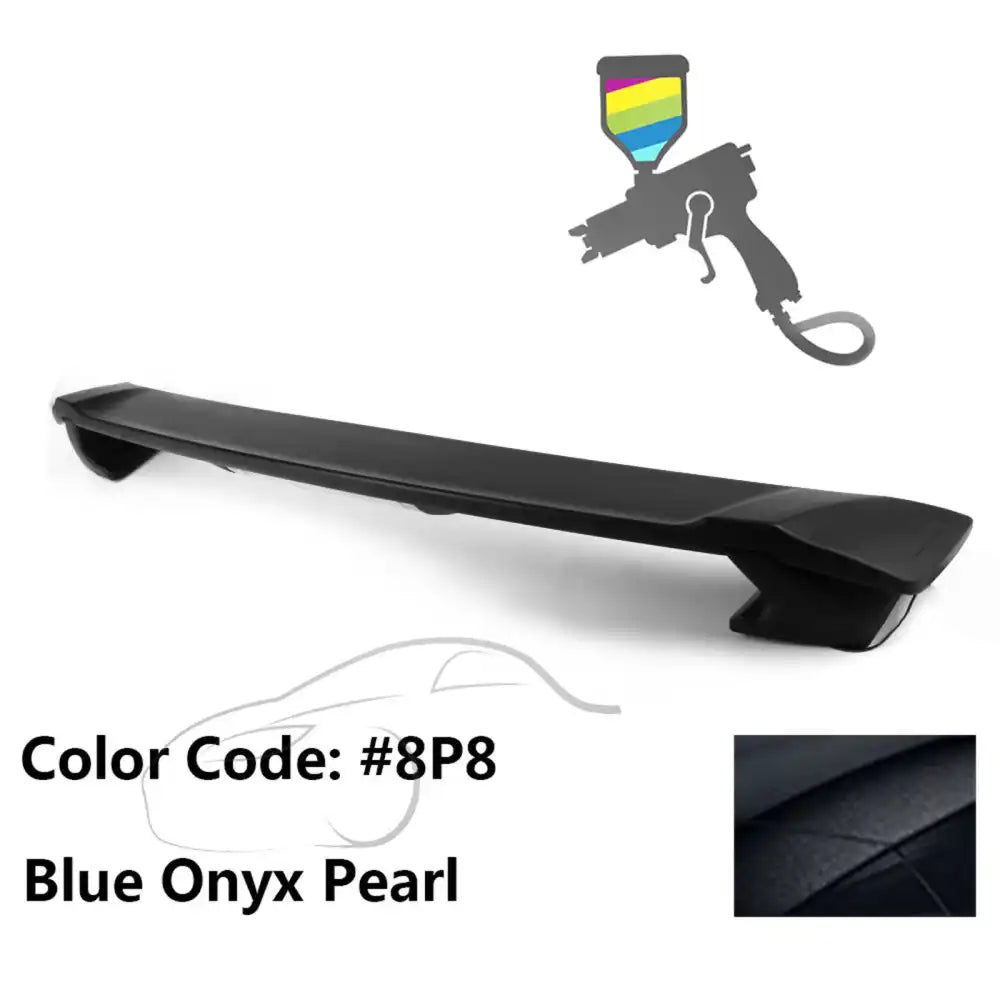 2009-2013 Corolla Sedan Sportivo Trunk Spoiler & LED Brake Light ABS Painted #8P8 Blue Onyx Pearl