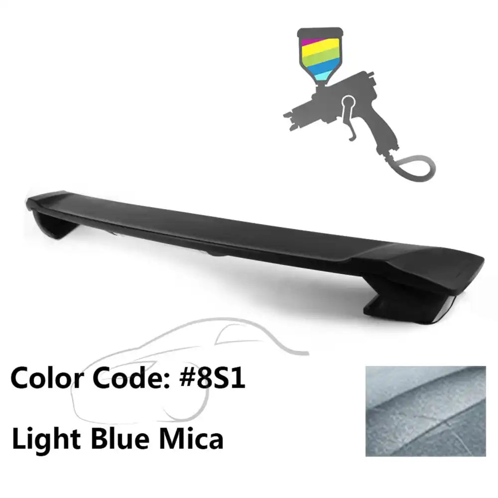 2009-2013 Corolla Sedan Sportivo Trunk Spoiler & LED Brake Light ABS Painted #8S1 Light Blue Mica