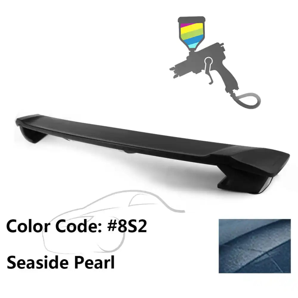 2009-2013 Corolla Sedan Sportivo Trunk Spoiler & LED Brake Light ABS Painted #8S2 Seaside Pearl
