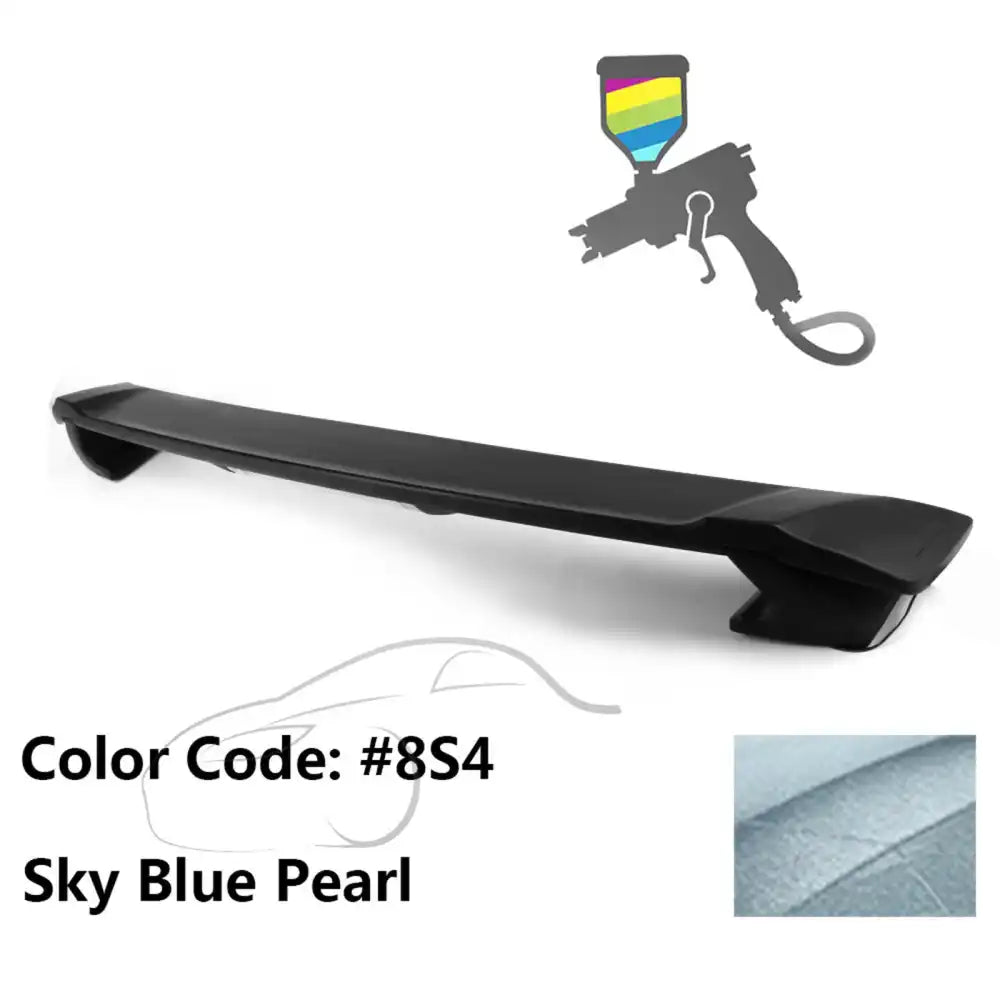 2009-2013 Corolla Sedan Sportivo Trunk Spoiler & LED Brake Light ABS Painted #8S4 Sky Blue Pearl