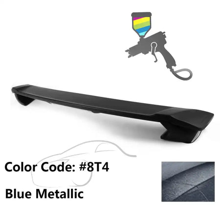 2009-2013 Corolla Sedan Sportivo Trunk Spoiler & LED Brake Light ABS Painted #8T4 Blue Metallic