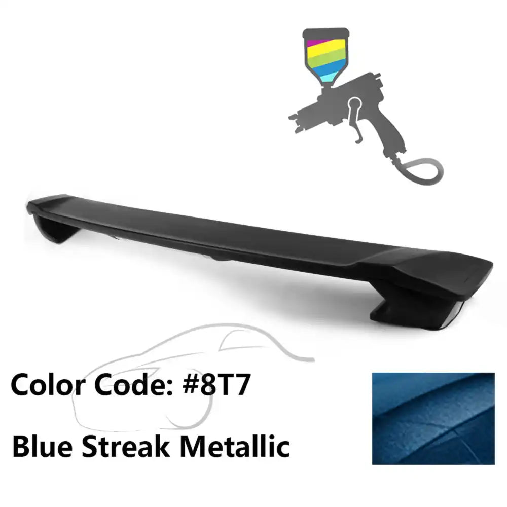 2009-2013 Corolla Sedan Sportivo Trunk Spoiler & LED Brake Light ABS Painted #8T7 Blue Streak Metallic