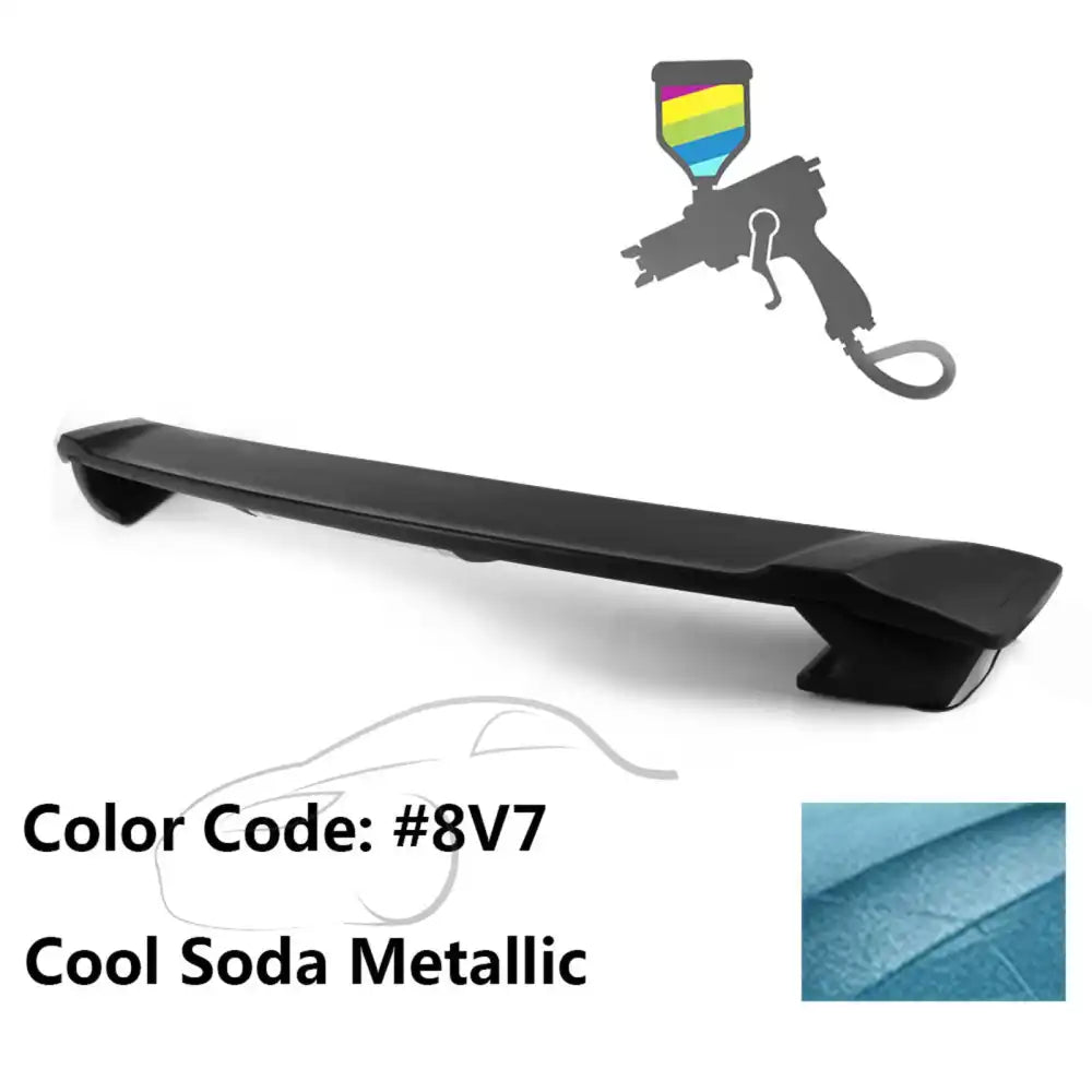 2009-2013 Corolla Sedan Sportivo Trunk Spoiler & LED Brake Light ABS Painted #8V7 Cool Soda Metallic
