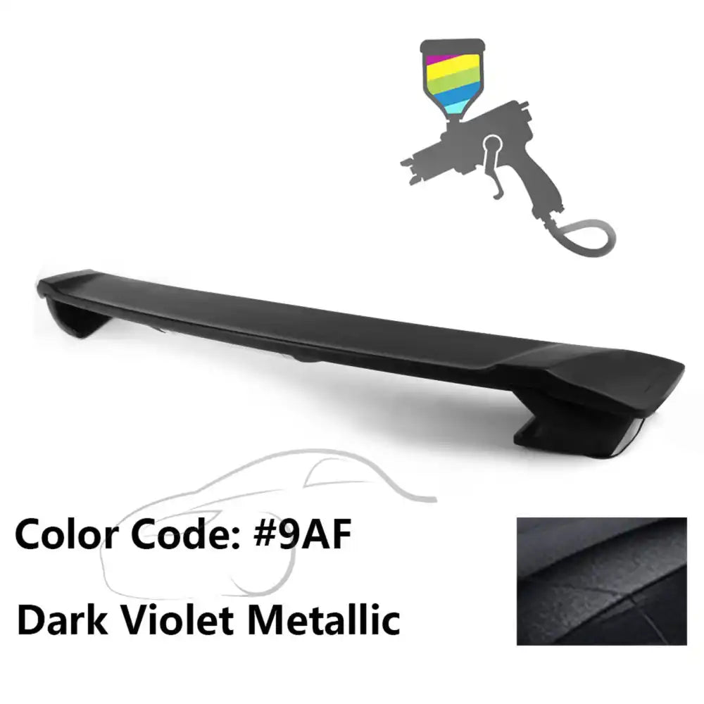 2009-2013 Corolla Sedan Sportivo Trunk Spoiler & LED Brake Light ABS Painted #9AF Dark Violet Metallic