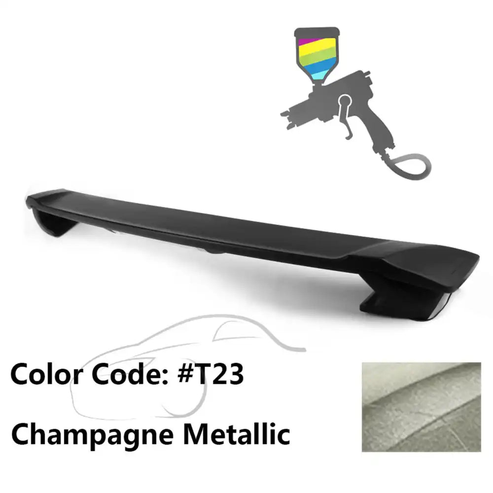 2009-2013 Corolla Sedan Sportivo Trunk Spoiler & LED Brake Light ABS Painted #T23 Champagne Metallic