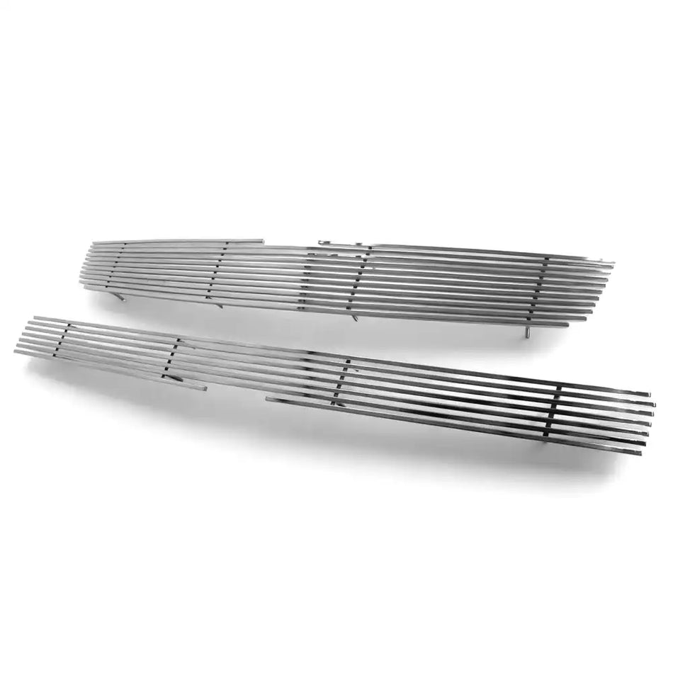 2009-2014 Chevy Tahoe Hybrid Chrome Front Upper Billet Grille Insert Chrome