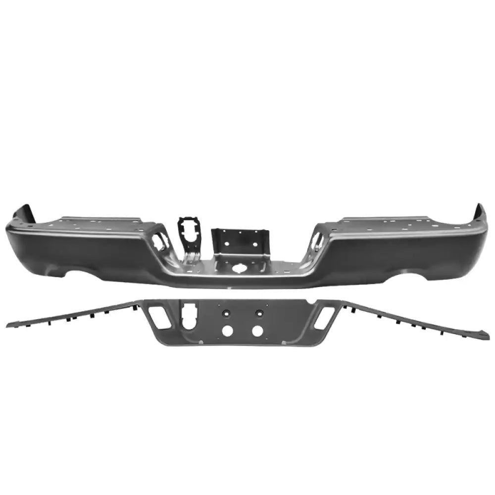 2009-2018 Dodge Ram 1500 Rear Step Bumper With Exhaust Holes - Steel