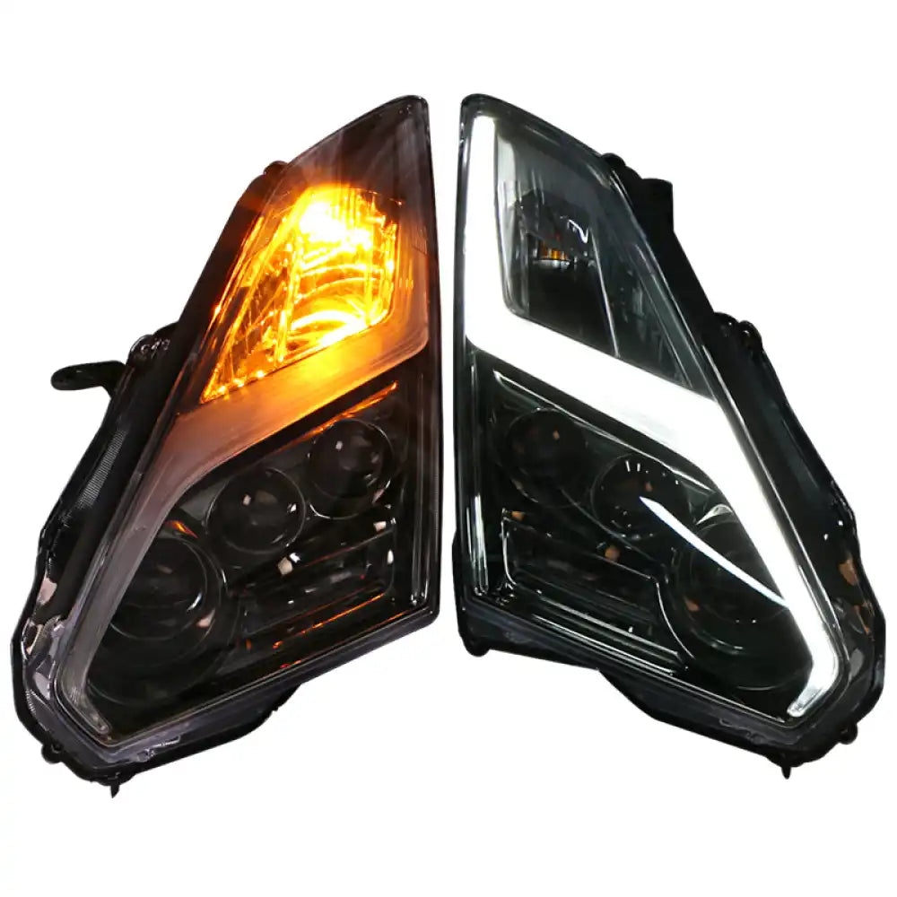 2009-2024 Nissan R35 GTR LED DRL Headlights(Upgrade 09-16 to 17+)