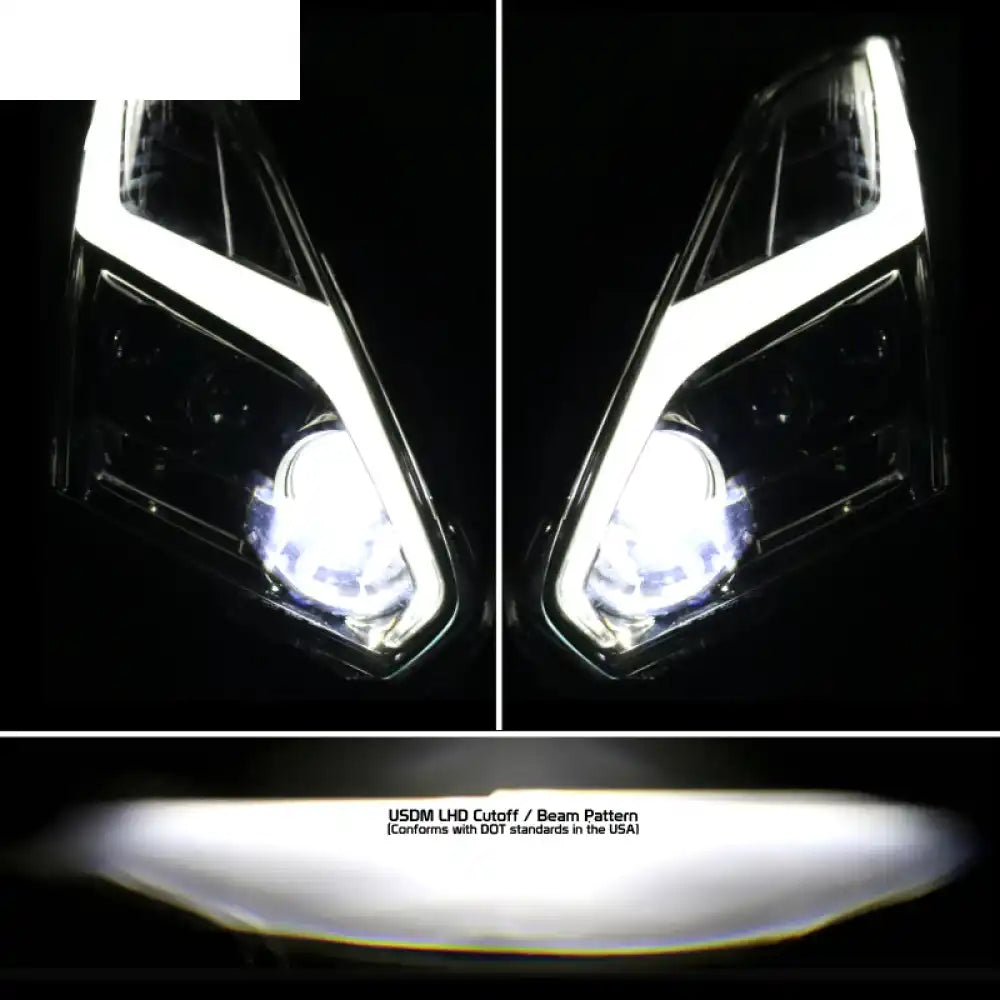 2009-2024 Nissan R35 GTR LED DRL Headlights(Upgrade 09-16 to 17+)