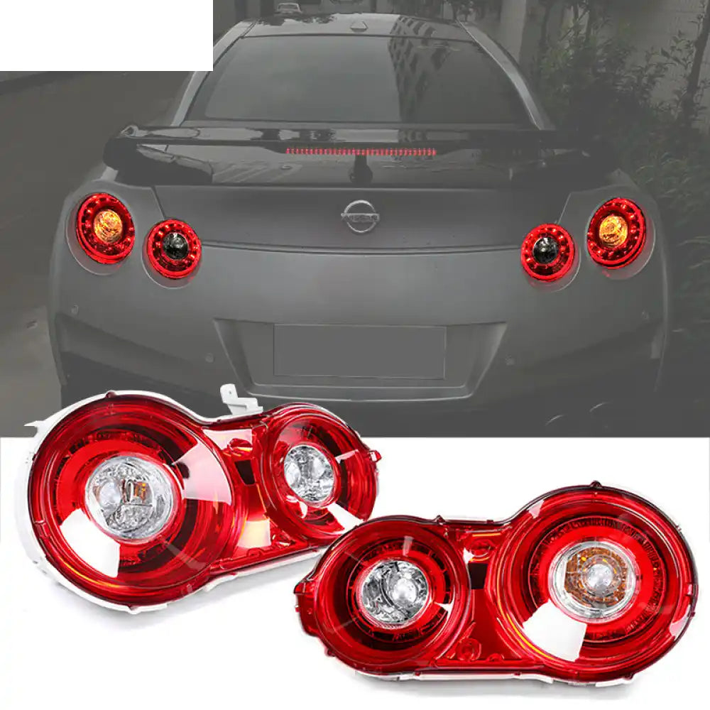 2009-2024 Nissan R35 GTR Red LED Tail Lights