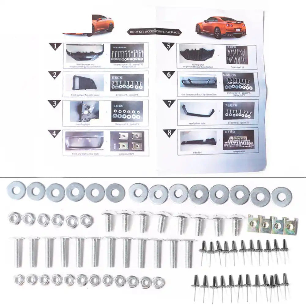 2009-2024 Nissan R35 GTR Upgrade OE Front Bumper Cover Conversion PP