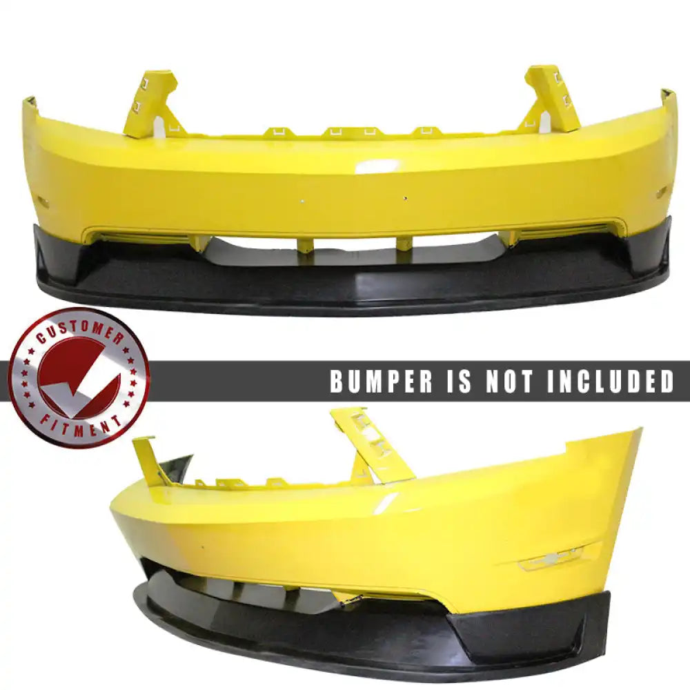 2010-2012 Ford Mustang GT V8 ST Style Front Bumper Lip Spoiler PU