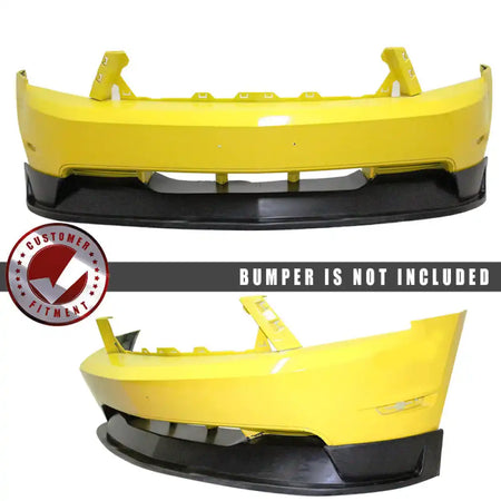 2010-2012 Ford Mustang GT V8 ST Style Front Bumper Lip Spoiler PU