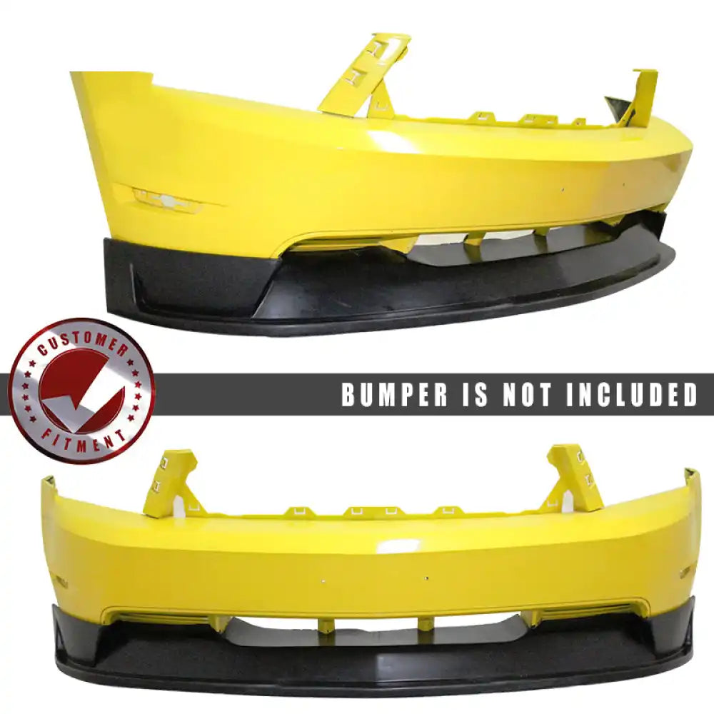 2010-2012 Ford Mustang GT V8 ST Style Front Bumper Lip Spoiler PU