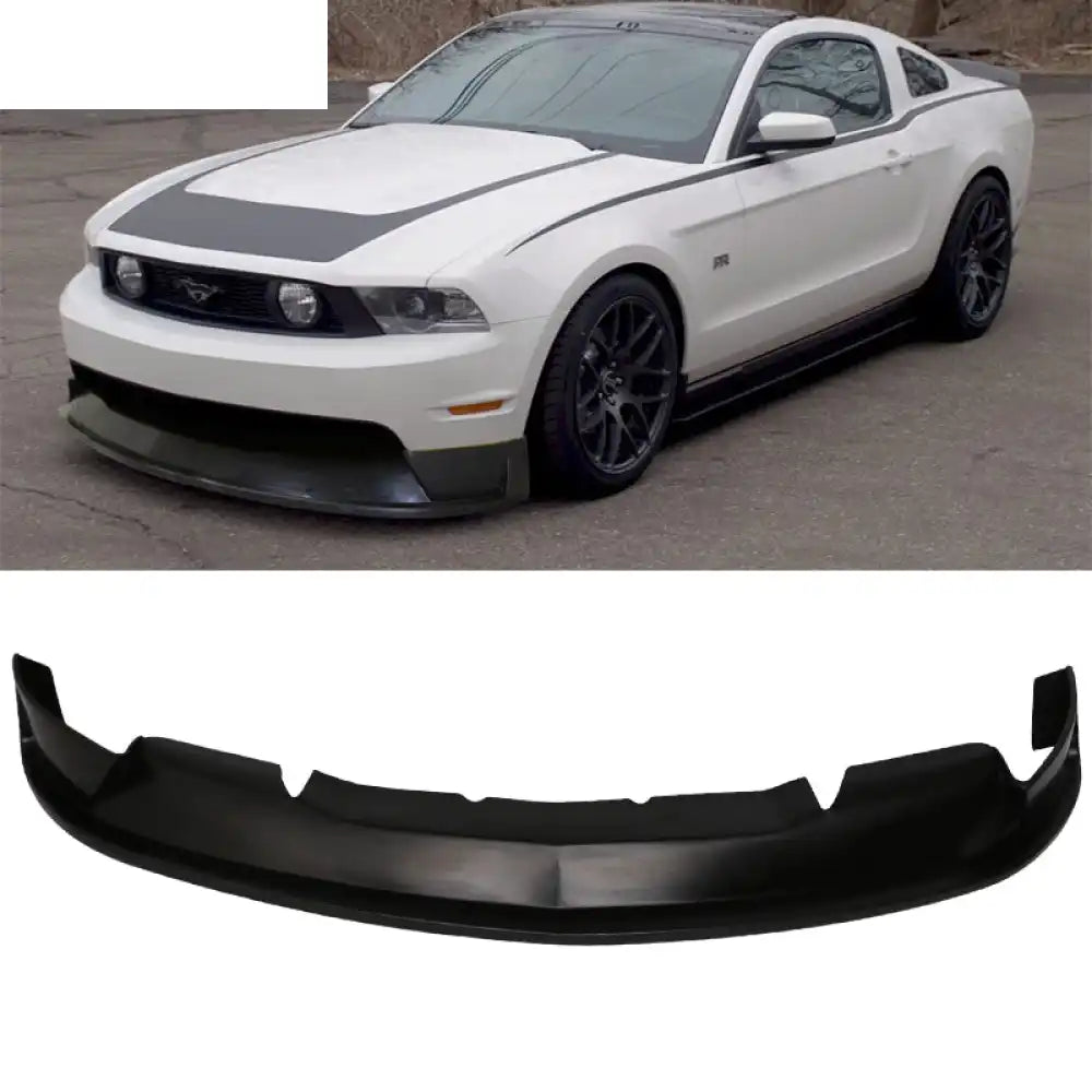 2010-2012 Ford Mustang GT V8 ST Style Front Bumper Lip Spoiler PU