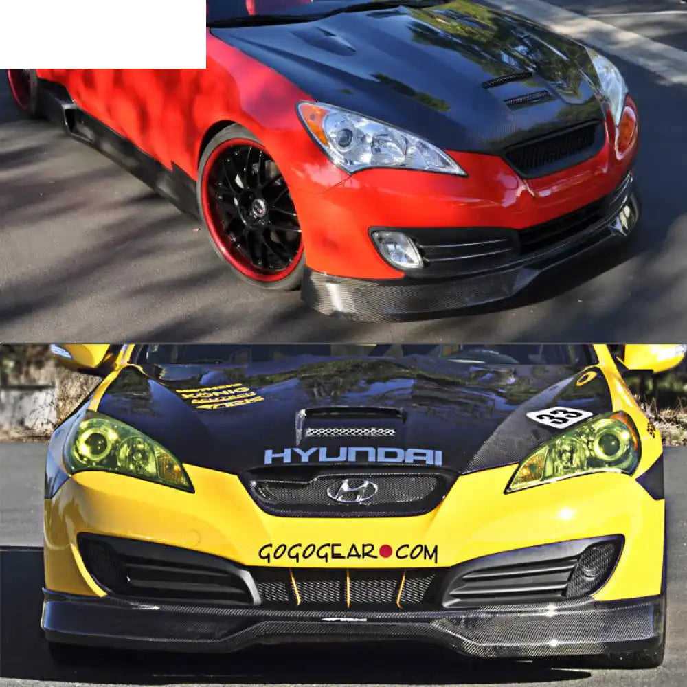 2010-2012 Hyundai Genesis Coupe 2Dr CFX Style Front Bumper Lip PU