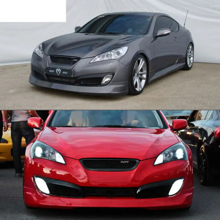 2010-2012 Hyundai Genesis Coupe 2Dr MS Style Front Bumper Lip PU