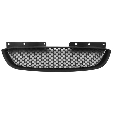 2010-2012 Hyundai Genesis Coupe Honeycomb Style Front Bumper Upper Grille Replacement Matte Black ABS Matte Black
