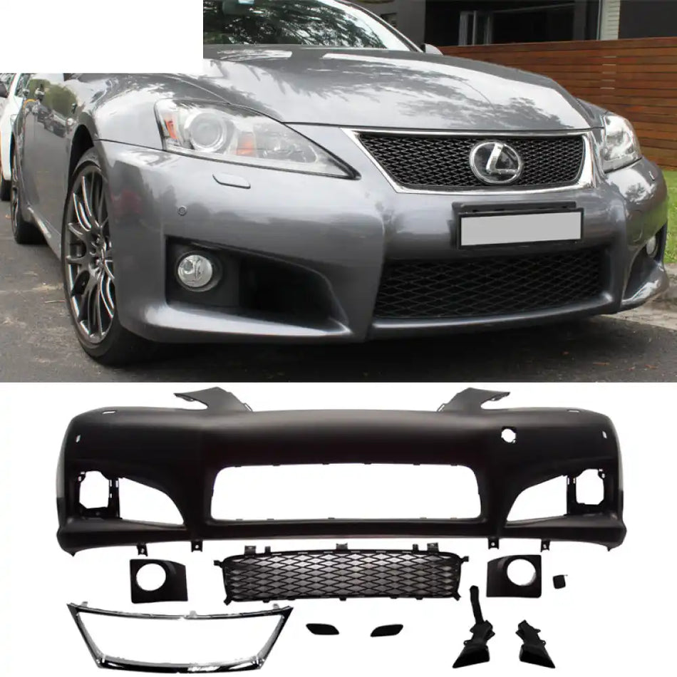 2010-2012 Lexus IS250 IS350 ISF Style Front Bumper Cover With PDC Hole