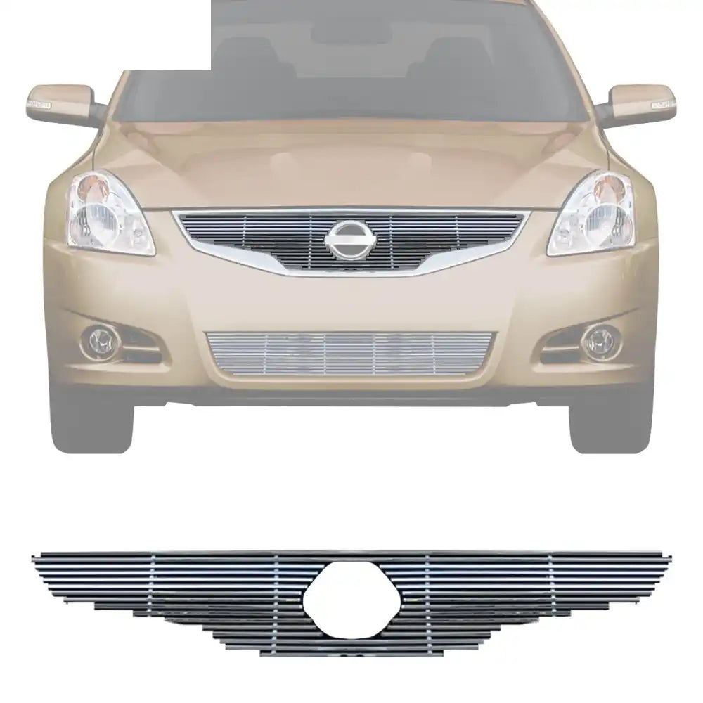 2010-2012 Nissan Altima Sedan Billet Style Front Upper Grille Insert