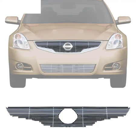 2010-2012 Nissan Altima Sedan Billet Style Front Upper Grille Insert