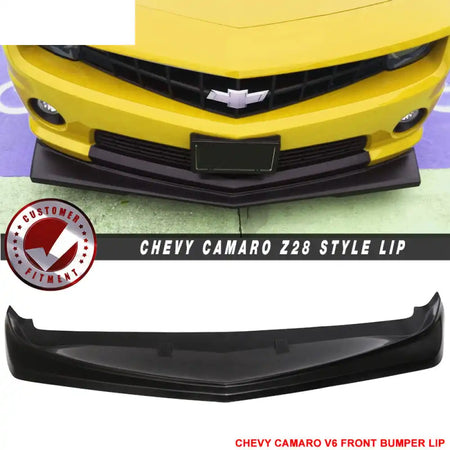 2010-2013 Chevrolet Camaro V6 Z28 Look Unpainted Front Bumper Lip PU