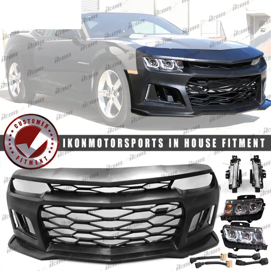 2010-2013 Chevrolet Camaro ZL1 Front Bumper Headlights Foglight