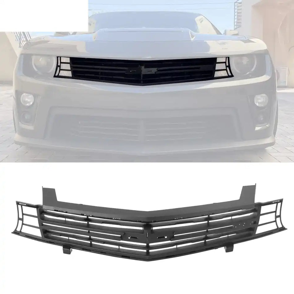 2010-2013 Chevrolet Camaro ZL1 Style Unpainted Front Upper Grille PP
