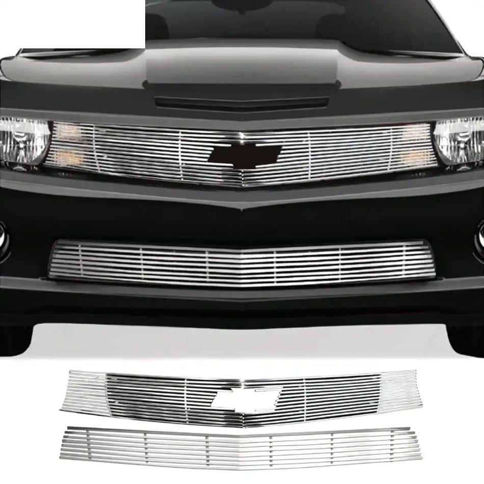 2010-2013 Chevy Camaro Stainless Steel Billet Style Upper Grill Insert