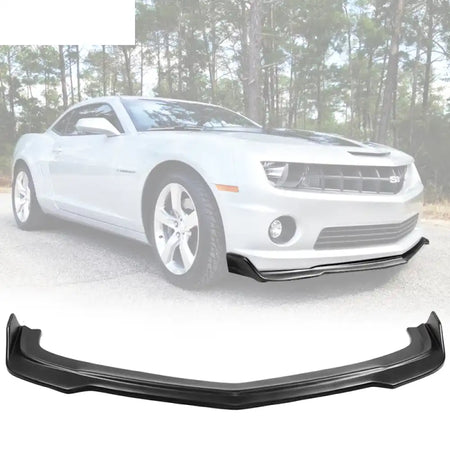 2010-2013 Chevy Camaro V8 SS V2 Style Front Bumper Lip Spoiler PP Matte Black