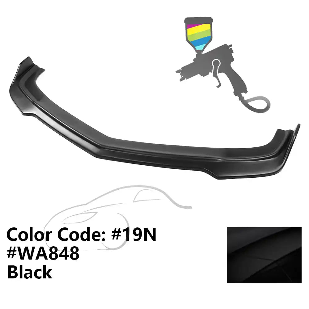 2010-2013 Chevy Camaro V8 SS V2 Style Front Bumper Lip Spoiler PP Painted #0848, 19N, 848, WA848 Black