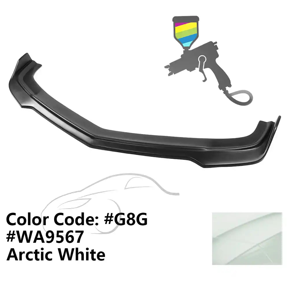 2010-2013 Chevy Camaro V8 SS V2 Style Front Bumper Lip Spoiler PP Painted #10, 9567, G8G, WA9567 Arctic White
