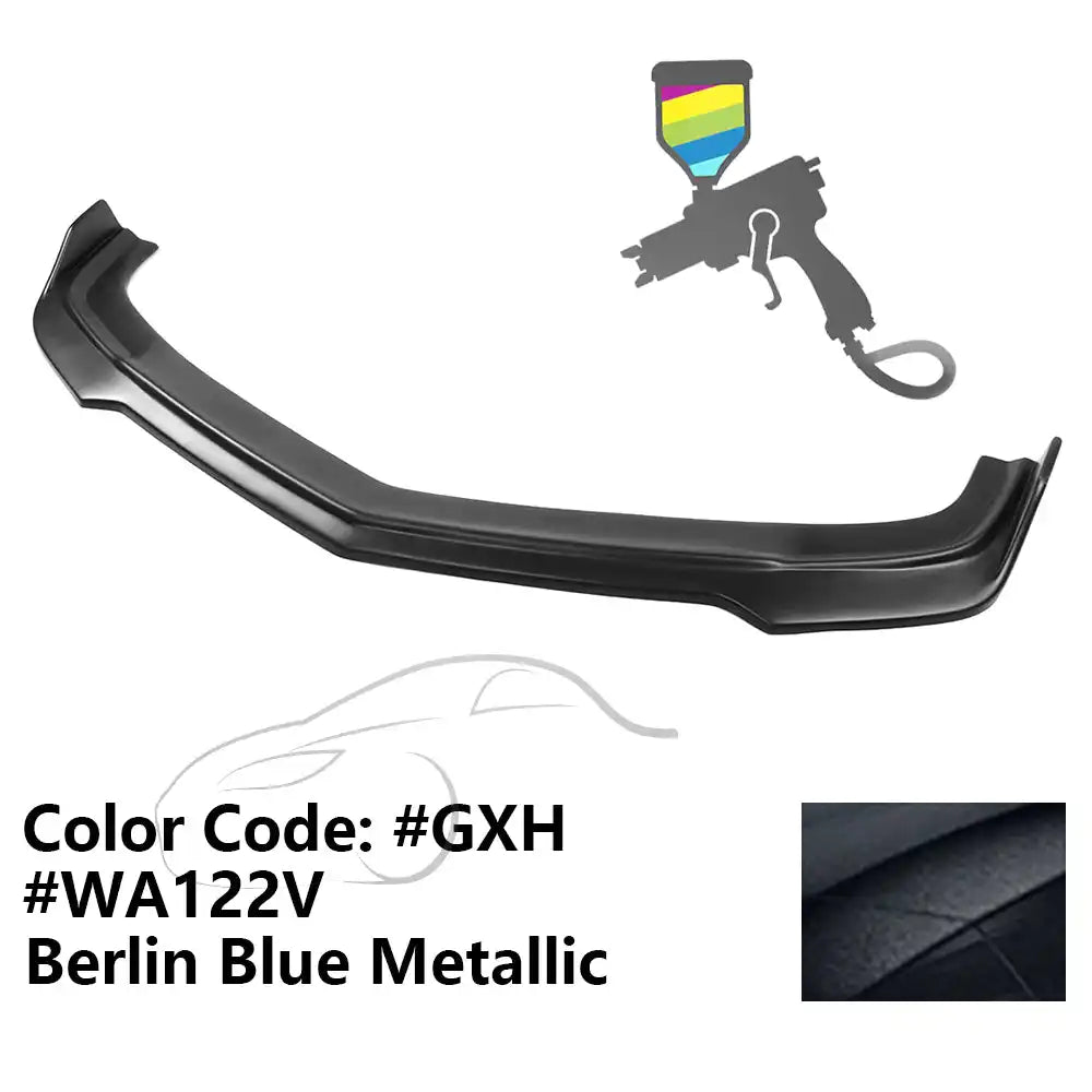 2010-2013 Chevy Camaro V8 SS V2 Style Front Bumper Lip Spoiler PP Painted #122V, GXH, WA122V Berlin Blue Metallic