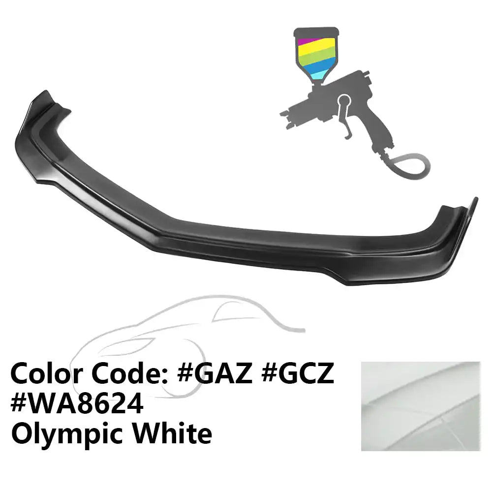 2010-2013 Chevy Camaro V8 SS V2 Style Front Bumper Lip Spoiler PP Painted #50, 50U, 8624, GAZ, GCZ, WA8624 Olympic White