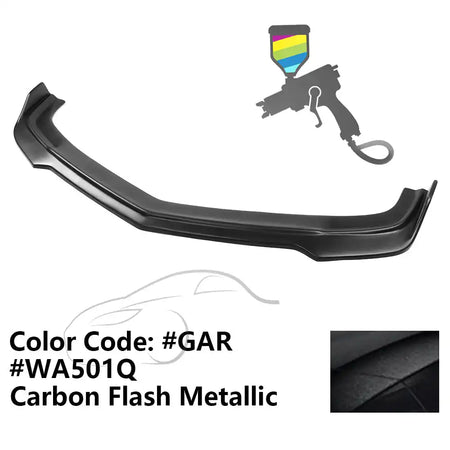 2010-2013 Chevy Camaro V8 SS V2 Style Front Bumper Lip Spoiler PP Painted #501Q, 58, 58U, GAR, WA501Q Carbon Flash