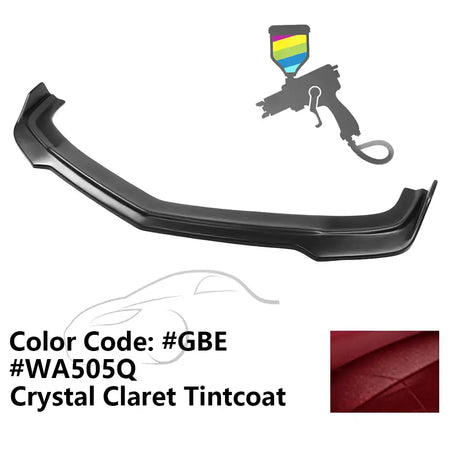 2010-2013 Chevy Camaro V8 SS V2 Style Front Bumper Lip Spoiler PP Painted #505Q, 89, 89U, GBE, WA505Q Crystal Claret