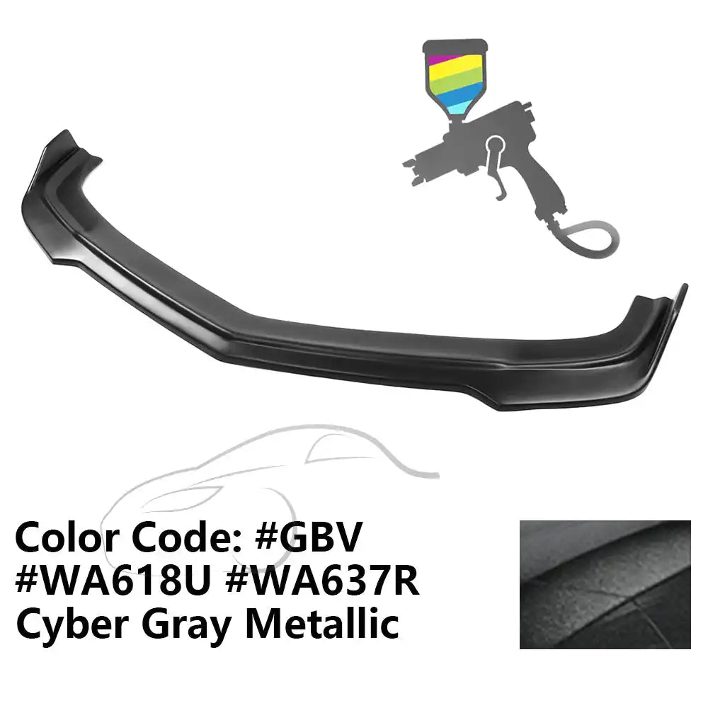 2010-2013 Chevy Camaro V8 SS V2 Style Front Bumper Lip Spoiler PP Painted #57, 637R, GBV, WA618U, WA637R Cyber Gray