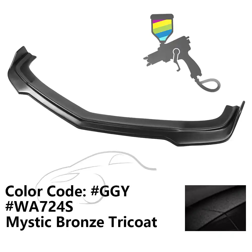 2010-2013 Chevy Camaro V8 SS V2 Style Front Bumper Lip Spoiler PP Painted #724S, GGY, WA724S Mystic Bronze Tricoat