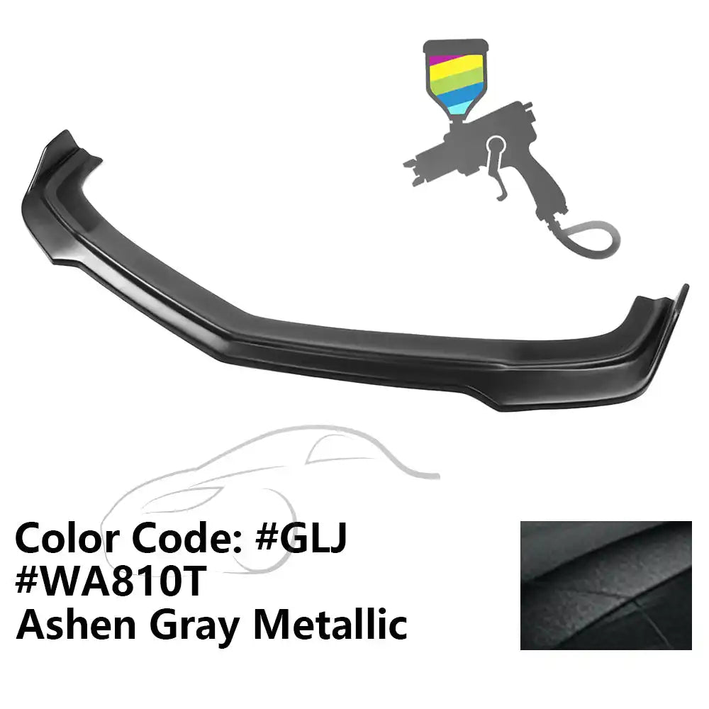 2010-2013 Chevy Camaro V8 SS V2 Style Front Bumper Lip Spoiler PP Painted #810T, GLJ, WA810T Ashen Gray Metallic